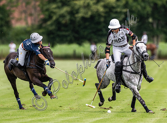 Polo action, 2024 Gold Cup, Cowdray Park Polo Club