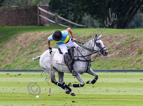 Polo action, 2022 Autumn Cup, Cowdray Park Polo Club