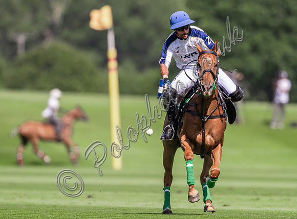 Polo action, 2024 Gold Cup, Cowdray Park Polo Club