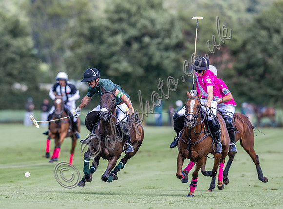 Polo action, 2024 Gold Cup, Cowdray Park Polo Club