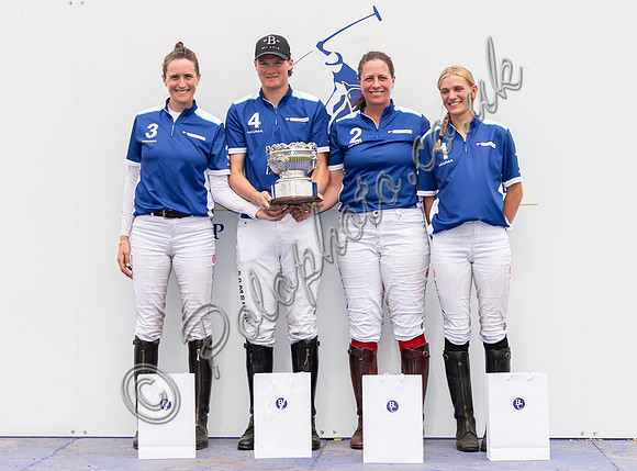 Presentation of the Badminton Cup, 2025 winning team S² Mechanical Services