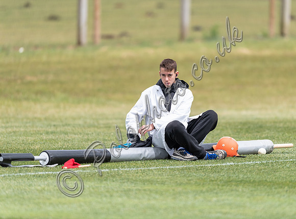 Goal judge relaxing