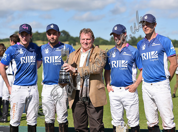 presentation of Argentine Ambassadors Cup to Brittania El Remanso