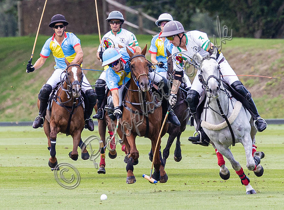 Polo action, 2022 Autumn Cup, Cowdray Park Polo Club