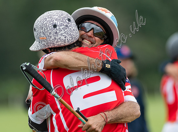 Scone Polo celebrating their win, Midhurst Town Cup