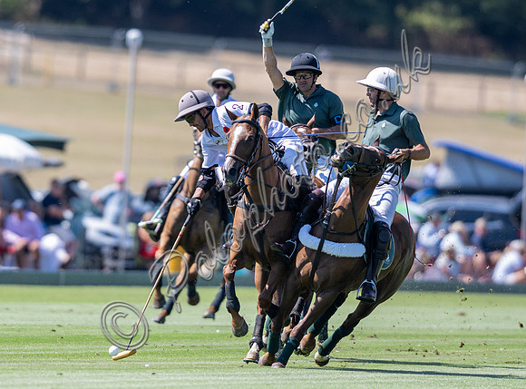 Polo action, 2025 Gold Cup quarter finals, Cowdray Park Polo Club