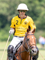 Manuel Elizalde on horseback