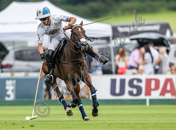 Polo action, 2024 Gold Cup, Cowdray Park Polo Club