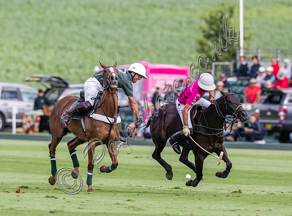 Polo action, 2024 Gold Cup, Cowdray Park Polo Club