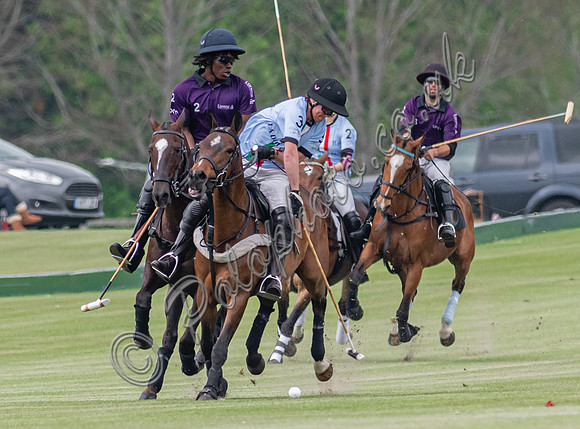 Polo action, May 4 Goal Spring Cup 2022, Cowdray Park Polo Club