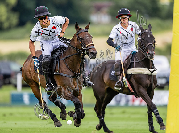 Polo action, 2024 Gold Cup, Cowdray Park Polo Club