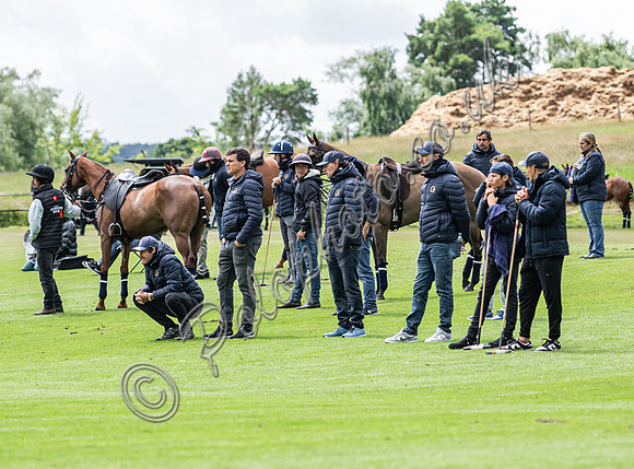 Polo action, 2024 Gold Cup, Cowdray Park Polo Club