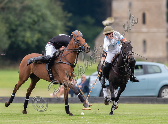 Polo action the Town Cup End of Season Tournament, Cirencester Park