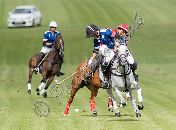 Polo action, 2021 Gold Cup, Cowdray Park Polo Club