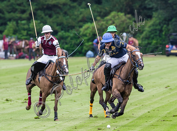 Polo action, 2025 Gold Cup, Cowdray Park Polo Club