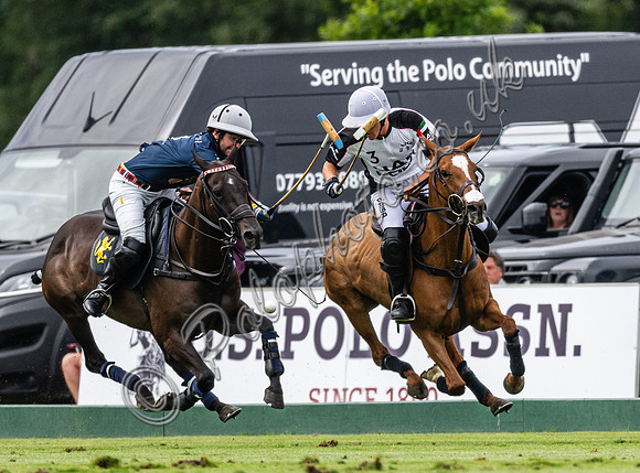 Polo action, 2024 Gold Cup, Cowdray Park Polo Club