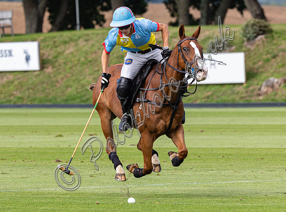 Polo action, 2022 Autumn Cup, Cowdray Park Polo Club
