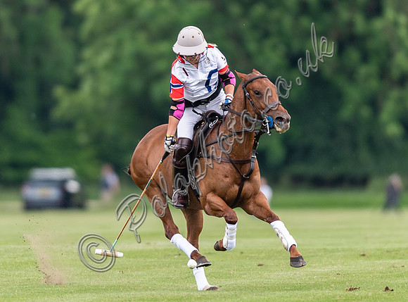 Polo action, Warwickshire Cup Final, Cirencester Park