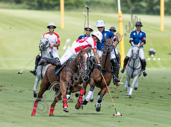 Polo action, 2021 Gold Cup, Cowdray Park Polo Club