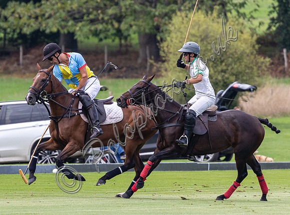 Polo action, 2022 Autumn Cup, Cowdray Park Polo Club