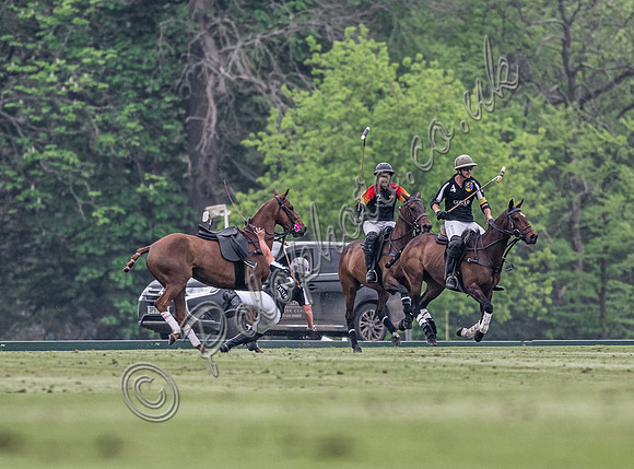 Polo action, May 4 Goal Spring Cup 2022, Cowdray Park Polo Club