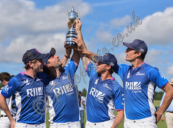 presentation of Argentine Ambassadors Cup to Brittania El Remanso
