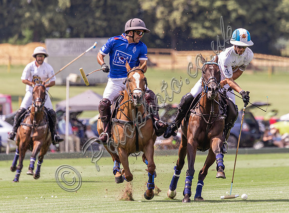 Polo action, 2024 Gold Cup, Cowdray Park Polo Club