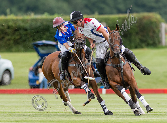 Polo action, 2021 Gold Cup, Cowdray Park Polo Club