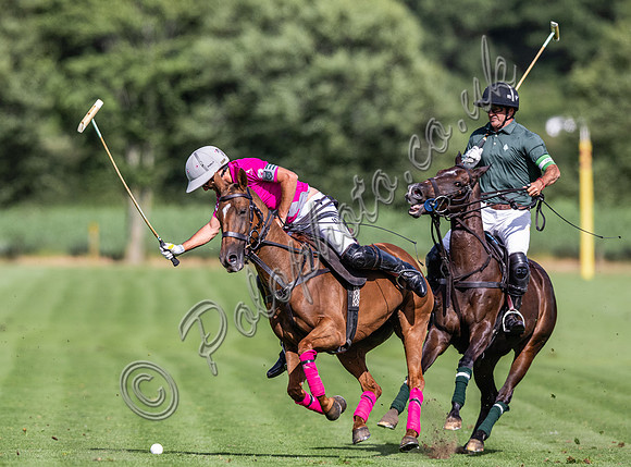 Polo action, 2024 Gold Cup, Cowdray Park Polo Club
