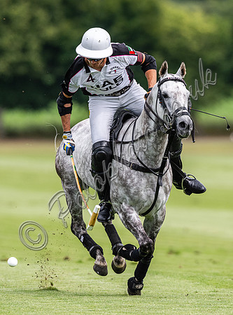 Polo action, 2024 Gold Cup, Cowdray Park Polo Club