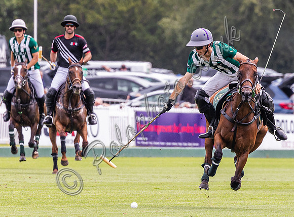 Polo action, 2024 Gold Cup, Cowdray Park Polo Club