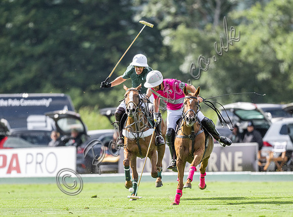 Polo action, 2024 Gold Cup, Cowdray Park Polo Club