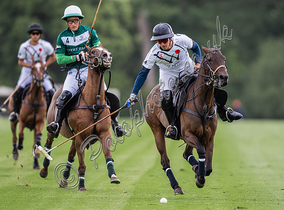 Polo action, 2024 Gold Cup, Cowdray Park Polo Club