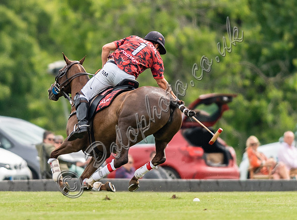 Polo action, Warwickshire Cup Final, Cirencester Park
