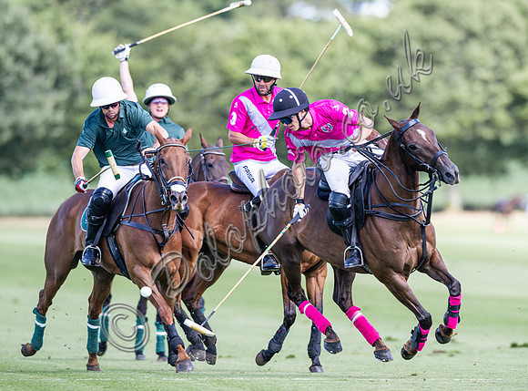 Polo action, 2024 Gold Cup, Cowdray Park Polo Club