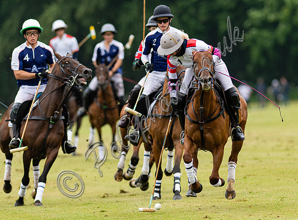 Polo action Bathurst Cup, Cirencester Park