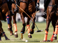 Polo action, 2021 Gold Cup semi-finals, Cowdray Park Polo Club