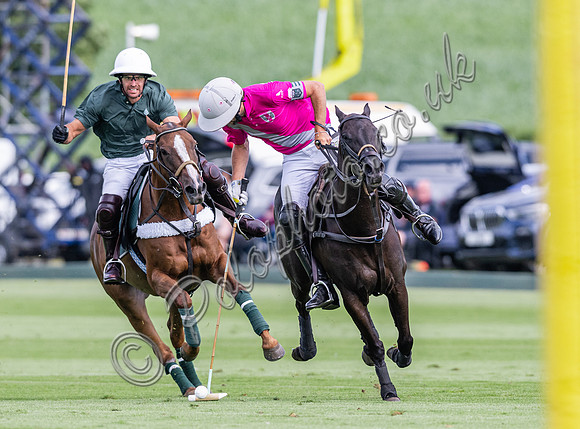 Polo action, 2024 Gold Cup, Cowdray Park Polo Club