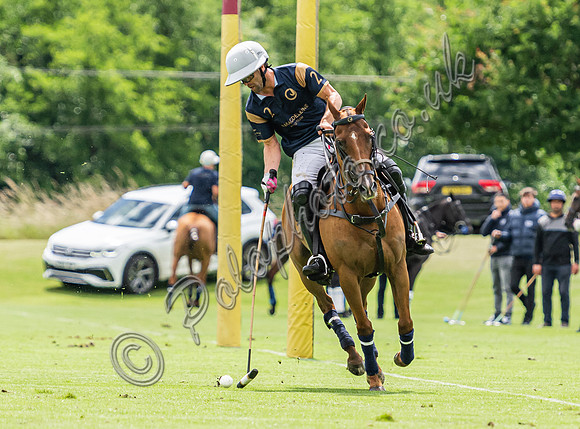 Polo action, 2024 Gold Cup, Cowdray Park Polo Club
