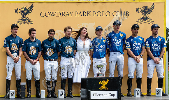 Presentation of the Ellerston Cup to winning team