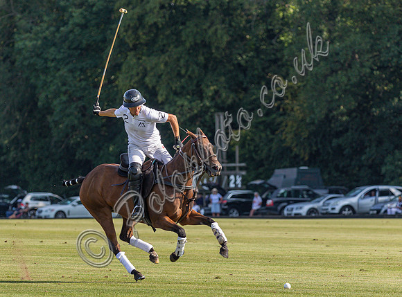 Polo action, County Cup 2025 league match, Cirencester Park