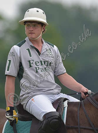 Vere Harmsworth on horseback
