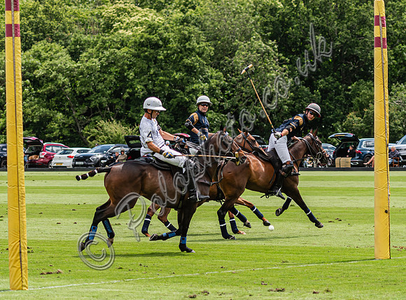 Polo action, 2024 Gold Cup, Cowdray Park Polo Club