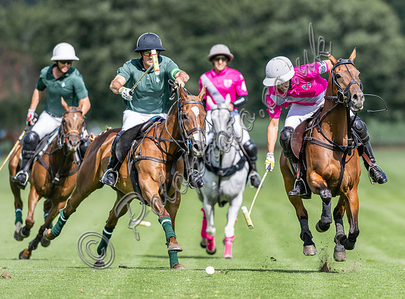 Polo action, 2024 Gold Cup, Cowdray Park Polo Club
