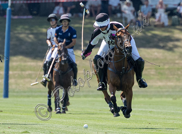 Polo action, 2025 Gold Cup quarter finals, Cowdray Park Polo Club
