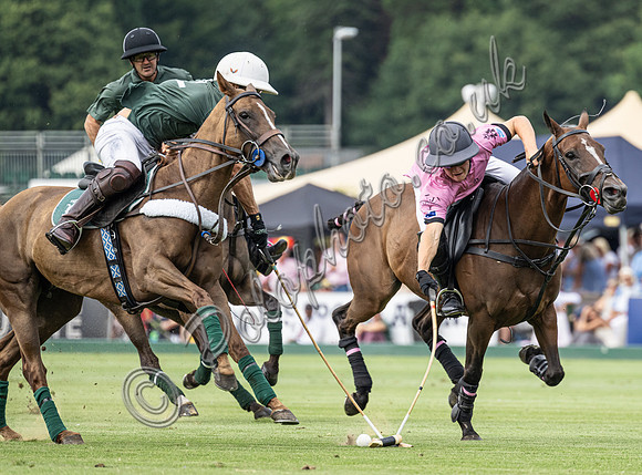 Polo action, 2025 Gold Cupsemi-final, Cowdray Park Polo Club