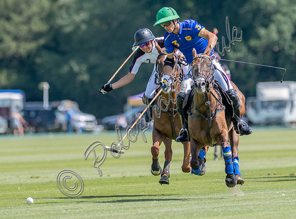 Polo action, 2021 Gold Cup, Cowdray Park Polo Club