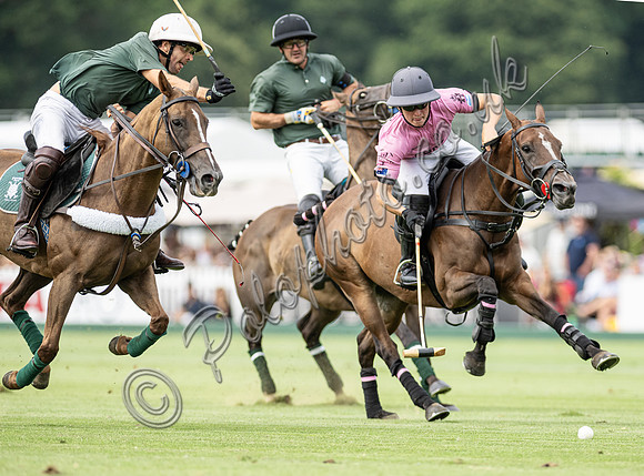 Polo action, 2025 Gold Cupsemi-final, Cowdray Park Polo Club