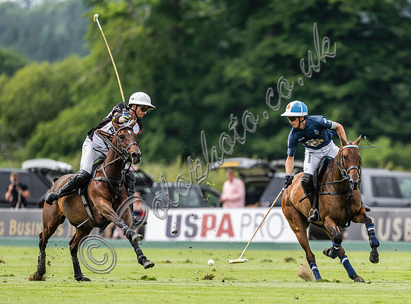 Polo action, 2024 Gold Cup, Cowdray Park Polo Club