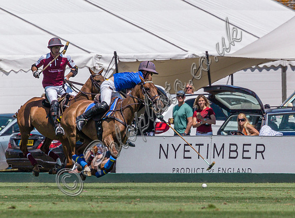 polo action Gold Cup quarter finals 2022, Cowdray Park Polo Club